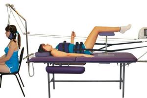 Spinal stretching machines