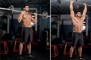 Exercises with dumbbells at home: arms and shoulders