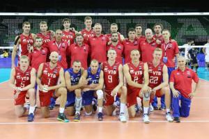 Volkov and other heroes of the Russian golden team