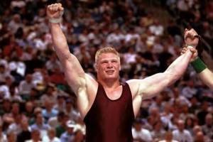 The great Brock Lesnar - fighter, wrestler and football player